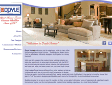 Tablet Screenshot of doylehomes.com